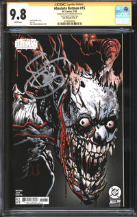 Absolute Batman (2024) #15 Jock Variant Cover A, Scott Snyder's Comp Copy CGC Signature Series 9.8 NM/MT Signed Scott Snyder