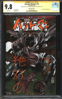 Absolute Batman (2024) #18 Clay Mann Variant CGC Signature Series 9.8 NM/MT Signed/Sketch Clay Mann & Signed Seth Mann