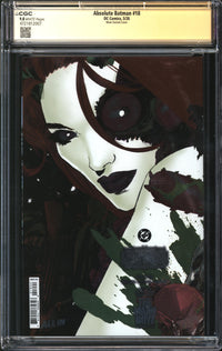 Absolute Batman (2024) #18 Clay Mann Variant CGC Signature Series 9.8 NM/MT Signed/Sketch Clay Mann & Signed Seth Mann