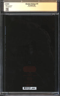 Absolute Batman (2024) #19 One Stop Comic Shop Edition CGC Signature Series 9.8 NM/MT Signed Seth Mann