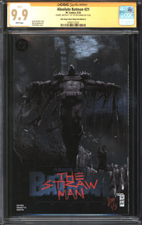 Absolute Batman (2024) #21 One Stop Comic Shop Foil Edition B CGC Signature Series 9.9 MINT Signed, Sketch & "1/5" Seth Mann