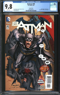 Batman (2011) #49 Neal Adams Variant CGC 9.8 NM/MT