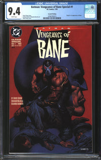 Batman: Vengeance Of Bane (1993) #1 Second Printing CGC 9.4 NM