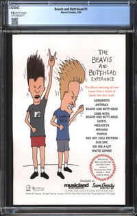 Beavis And Butt-Head (1994) #1 CGC 9.8 NM/MT