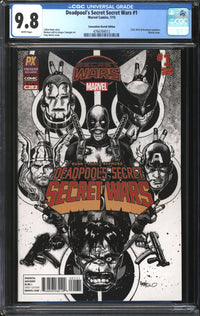 Deadpool's Secret Secret Wars (2015) #1 C2E2 Convention Sketch Edition CGC 9.8 NM/MT