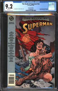 Death Of Superman (1993) #1 Newsstand Edition CGC 9.2 NM-