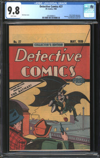 Detective Comics (1984) #27 CGC 9.8 NM/MT