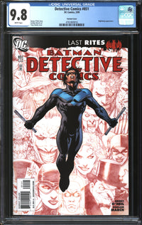 Detective Comics (1937) #851 Tony Daniel Variant CGC 9.8 NM/MT