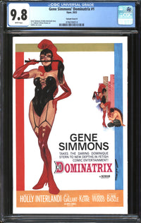 Gene Simmons' Dominatrix (2023) #1 Variant Cover B CGC 9.8 NM/MT