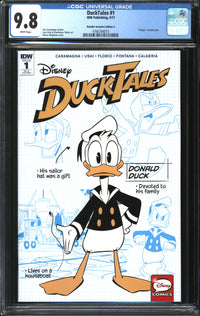 DuckTales (2017) #1 Retailer Incentive Edition A CGC 9.8 NM/MT