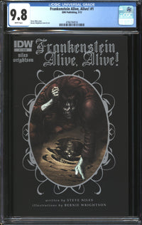 Frankenstein Alive, Alive! (2012) #1 CGC 9.8 NM/MT