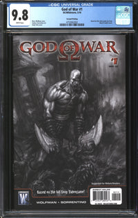 God Of War (2010) #1 Second Printing CGC 9.8 NM/MT
