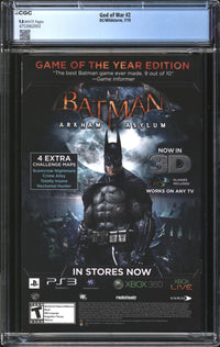 God Of War (2010) #2 CGC 9.8 NM/MT