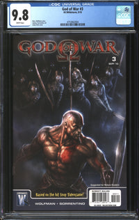 God Of War (2010) #3 CGC 9.8 NM/MT