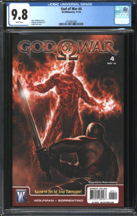 God Of War (2010) #4 CGC 9.8 NM/MT