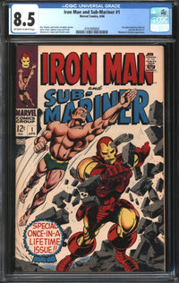 Iron Man And Sub-Mariner (1968) #1 CGC 8.5 VF+