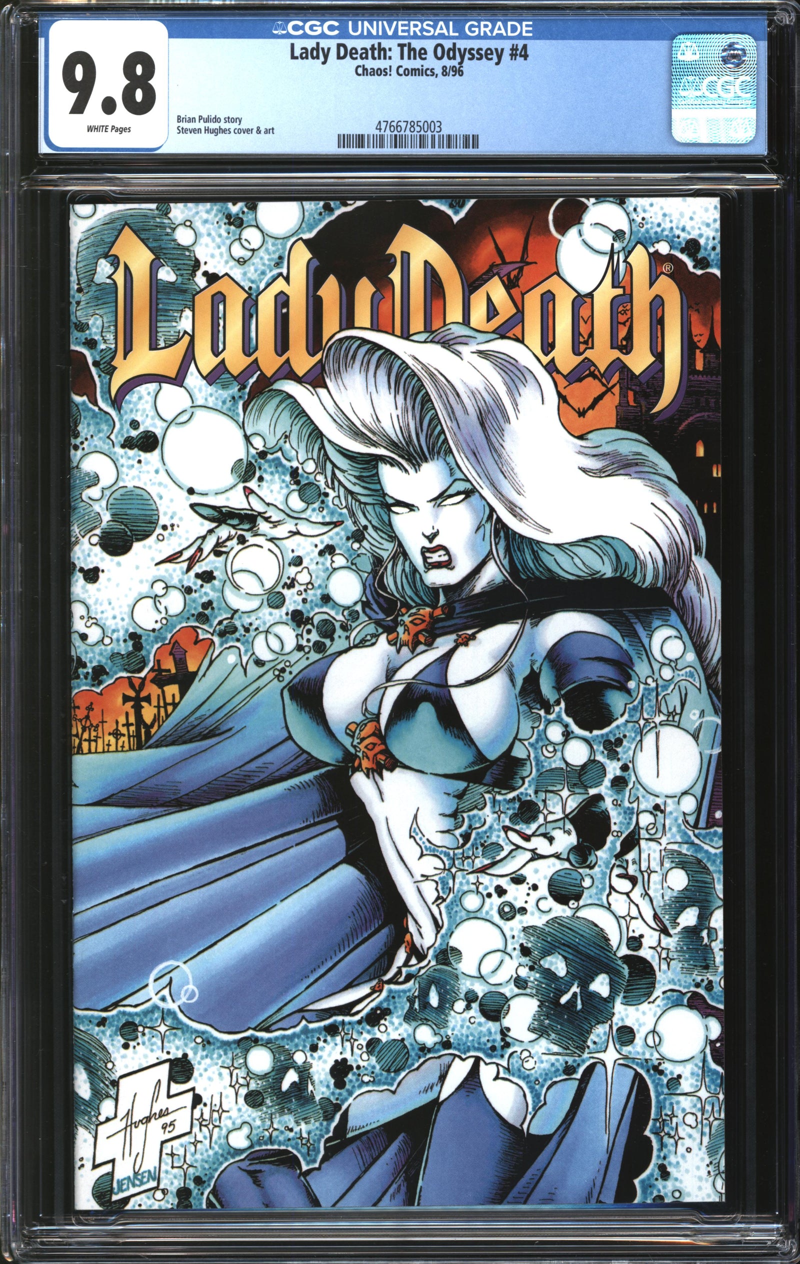 Lady Death: The Odyssey (1996) #4 CGC 9.8 NM/MT – Red Hood Comics