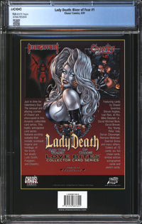 Lady Death: River Of Fear (2001) #1 CGC 9.8 NM/MT