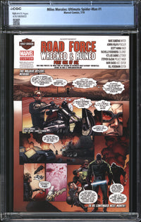 Miles Morales: Ultimate Spider-Man (2014) #1 CGC 9.8 NM/MT