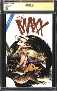 Maxx (1993) #1 Glow-In-The-Dark Edition CGC x JSA Signature Series 9.4 NM