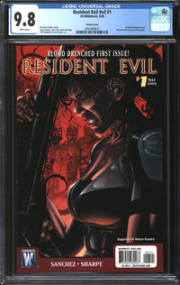 Resident Evil (2009) #1 Variant Cover CGC 9.8 NM/MT