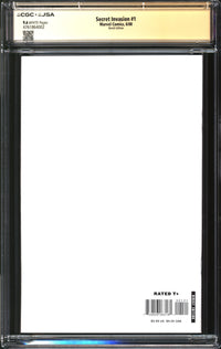 Secret Invasion (2008) #1 Sketch Edition CGC x JSA Signature Series 9.6 NM+ Signed/Sketch Ken Haeser