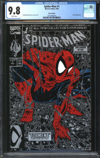 Spider-Man (1990) # 1 Silver Edition CGC 9.8 NM/MT