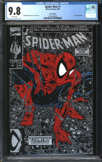 Spider-Man (1990) # 1 Silver Edition CGC 9.8 NM/MT