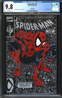 Spider-Man (1990) # 1 Silver Edition CGC 9.8 NM/MT