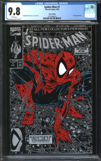 Spider-Man (1990) # 1 Silver Edition CGC 9.8 NM/MT