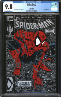 Spider-Man (1990) # 1 Silver Edition CGC 9.8 NM/MT