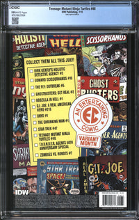 Teenage Mutant Ninja Turtles (2011) # 48 Subscription Edition CGC 9.8 NM/MT