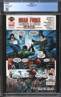 Thor (2014) #1 Esad Ribic Variant CGC 9.8 NM/MT