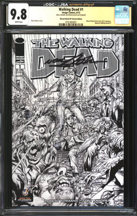 Walking Dead (2013) #1 Wizard World NY Sketch Edition CGC x JSA Signature Series 9.8 NM/MT Signed Neal Adams