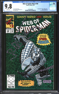 Web Of Spider-Man (1985) #100 CGC 9.8 NM/MT