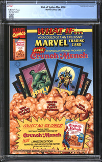 Web Of Spider-Man (1985) #100 CGC 9.8 NM/MT