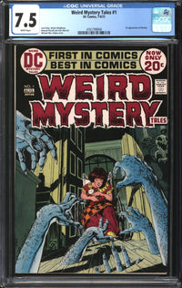 Weird Mystery Tales (1972) # 1 Oregon Coast Collection w/ COA CGC 7.5 VF-