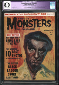 Famous Monsters Of Filmland (1958) #  5 CGC Restored 8.0 VF