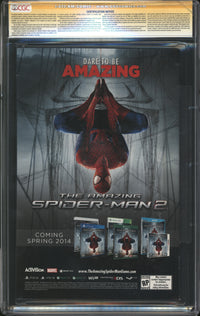 Amazing Spider-Man (2014) #1 Skottie Young Variant CGC Signature Series 9.8 NM/MT Signed Stan Lee & Dan Slott
