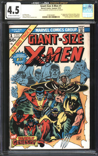 Giant-Size X-Men (1975) #1 CGC x JSA Signature Series 4.5 VG+ Signed Chris Claremont