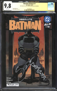 Absolute Batman (2024) # 1 CGC x JSA Signature Series 9.8 NM/MT Signed Nick Dragotta & Scott Snyder