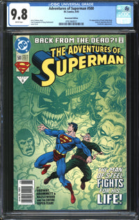 Adventures Of Superman (1987) #500 Newsstand Edition CGC 9.8 NM/MT
