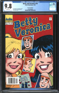 Betty And Veronica (1987) #70 Newsstand Edition CGC 9.8 NM/MT