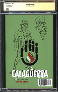 Calaguerra (2025) #3 CGC x JSA Signature Series 9.8 NM/MT Signed Ruben Najera
