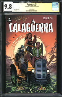 Calaguerra (2025) #3 CGC x JSA Signature Series 9.8 NM/MT Signed Ruben Najera