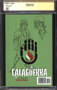 Calaguerra (2025) #3 CGC x JSA Signature Series 9.8 NM/MT Signed Ruben Najera
