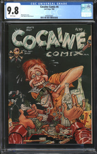 Cocaine Comix (1975) #4 CGC 9.8 NM/MT