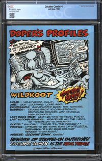 Cocaine Comix (1975) #4 CGC 9.8 NM/MT