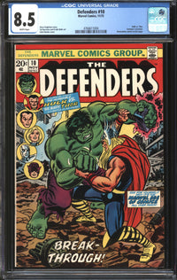 Defenders (1972) # 10 CGC 8.5 VF+