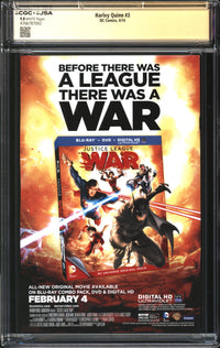 Harley Quinn (2014) #3 CGC x JSA Signature Series 9.8 NM/MT Signed Chad Hardin